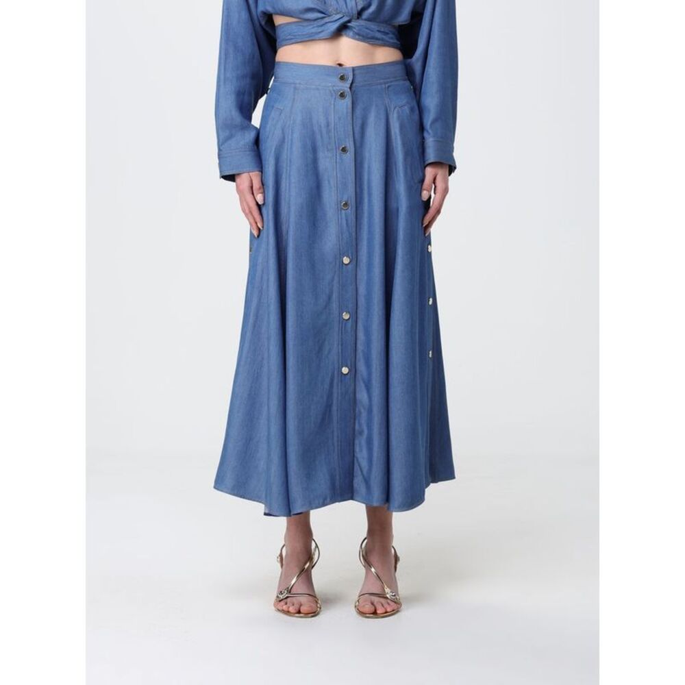 Simona Corsellini Skirt Woman Denim